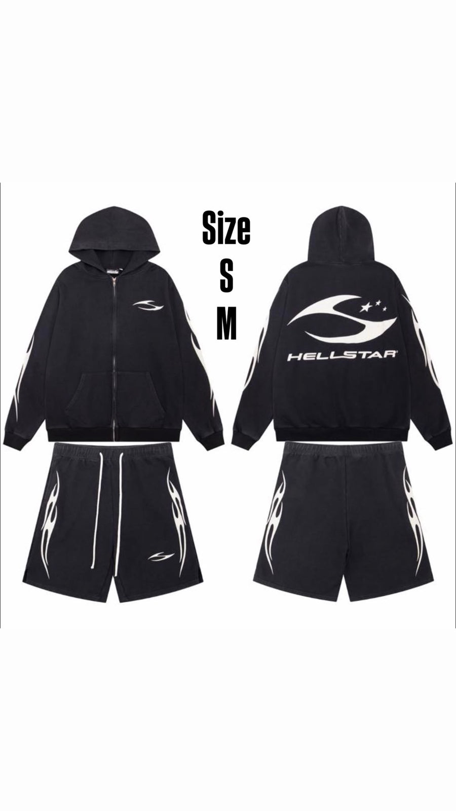 Conjunto zip + shorts